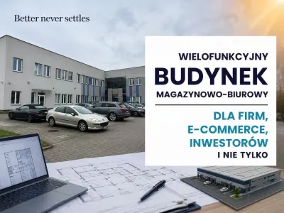 Kompletne zaplecze dla wielu branż na sprzedaż w Warszawie: biuro, magazyn i produkcja w jednej nieruchomości