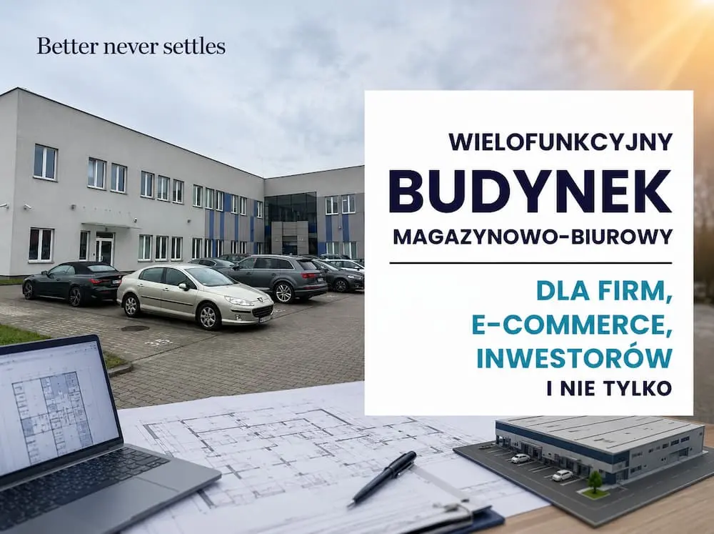 Kompletne zaplecze dla wielu branż na sprzedaż w Warszawie: biuro, magazyn i produkcja w jednej nieruchomości