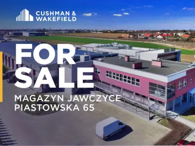 Magazyn na sprzedaż w Jawczycach - park magazynowo-biurowy w topowej lokalizacji
